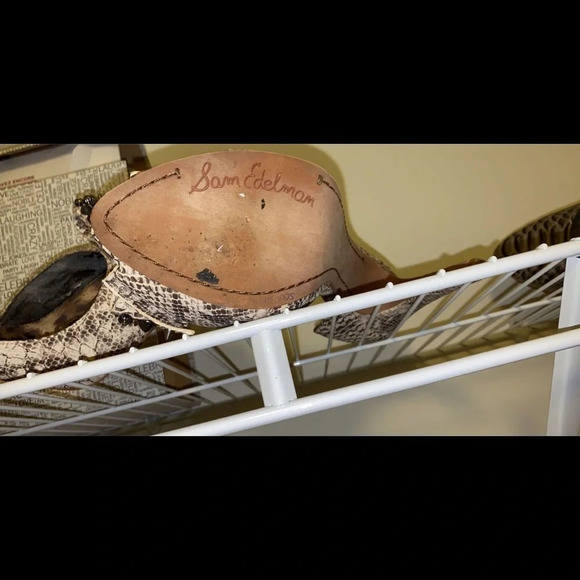 Sam Edelman studded rhinestone  bow Lorna heels 10 - Picture 3 of 13